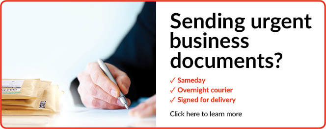 Sending
urgent business documents?
